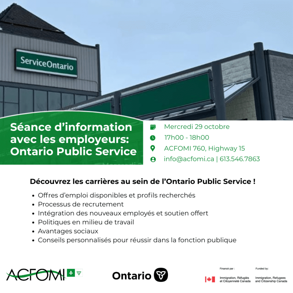 session information avec les employeurs en (4) min