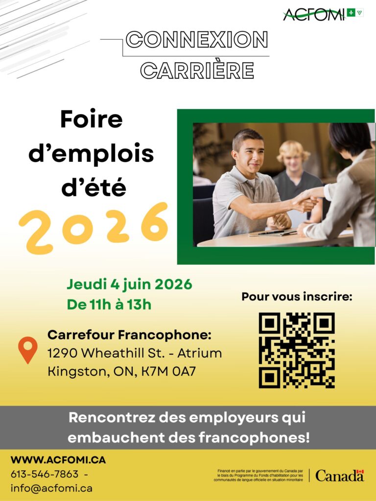 affiche foire d'emploi d'été 2026 fr