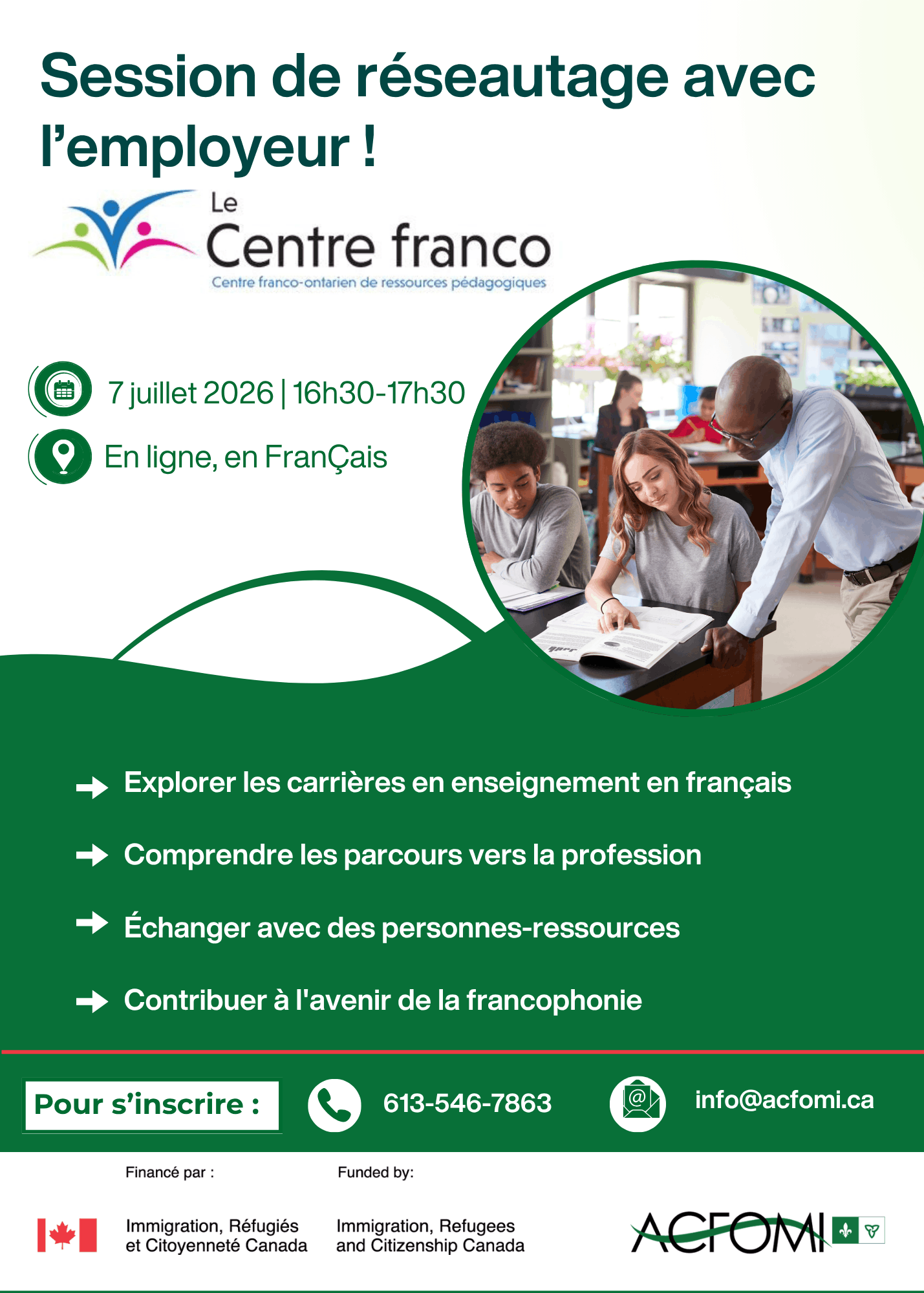 rencontrez l'employeur le centre franco