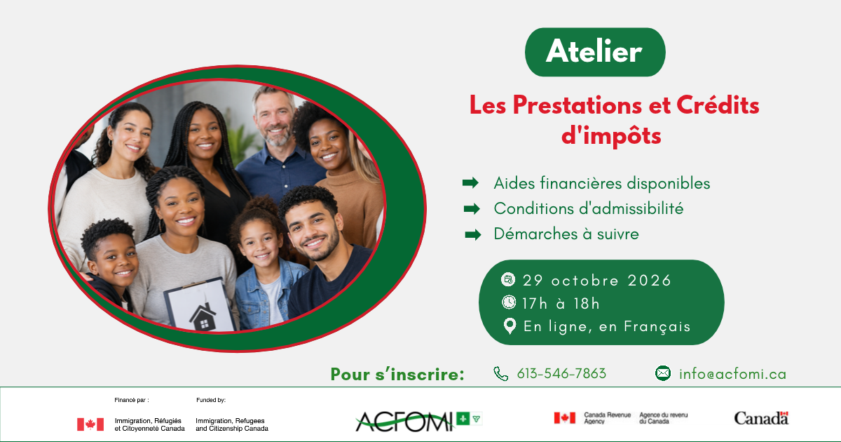 atelier sur les crédits d'impots
